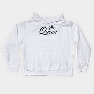 simple queen shirt design Kids Hoodie